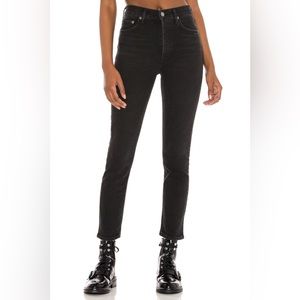 Agolde Nico High Rise Slim Jeans Sz 24